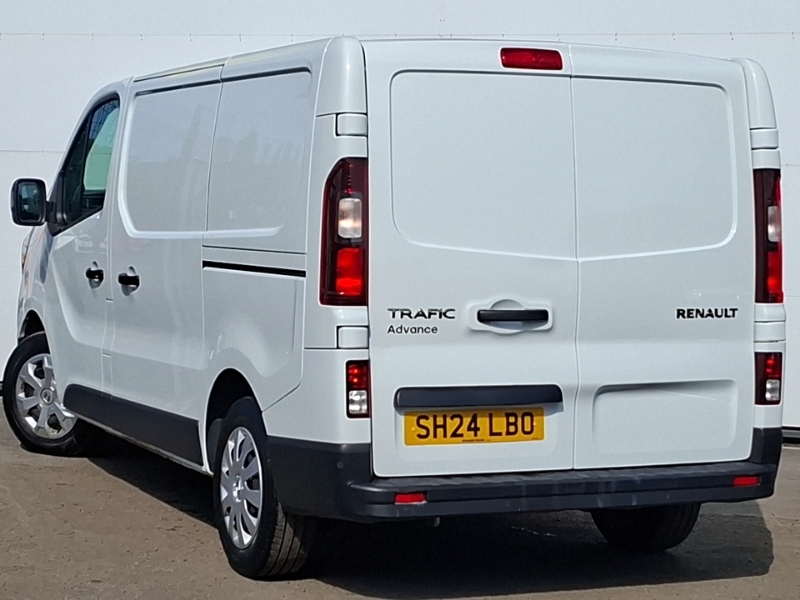 Renault Trafic Sl30 Blue Dci 130 Advance Van White #2