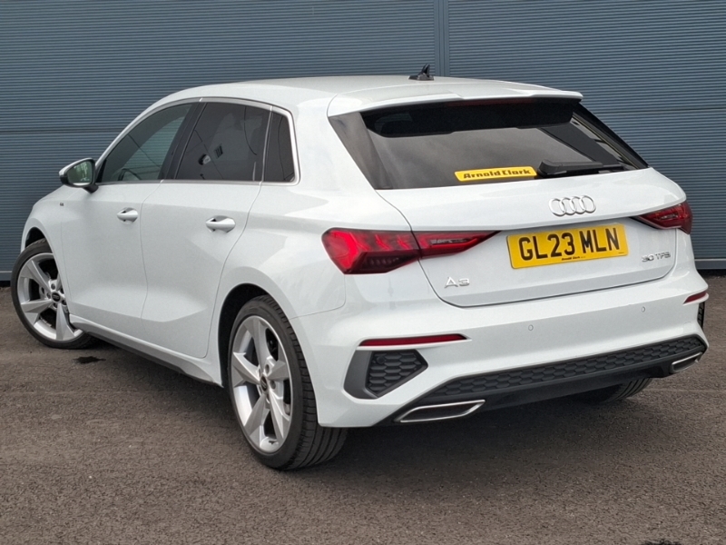 Audi A3 30 Tfsi S Line GL23MLN White #2