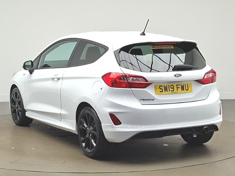 Ford Fiesta 1.0 Ecoboost 125 St-line SW19FWU White #2