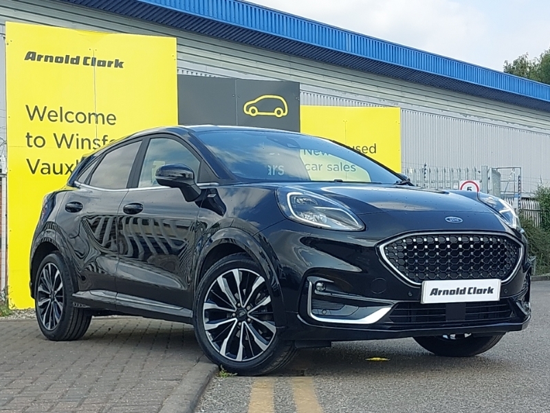 Ford Puma 1.0 Ecoboost Hybr Mhev 155 St-line Vignale Dct Black