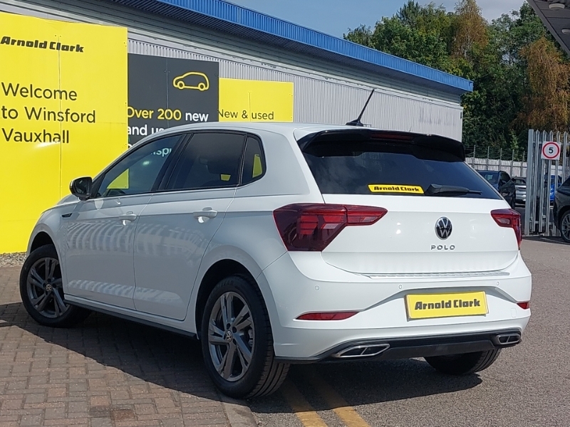 Volkswagen Polo 1.0 Tsi 110 R-line Dsg CV24YMA White #2