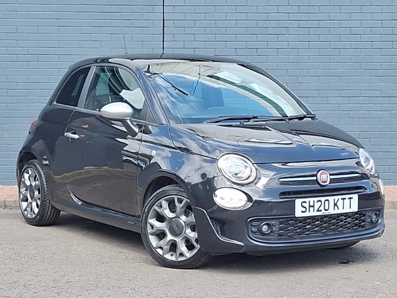 Fiat 500 Lounge Black #7