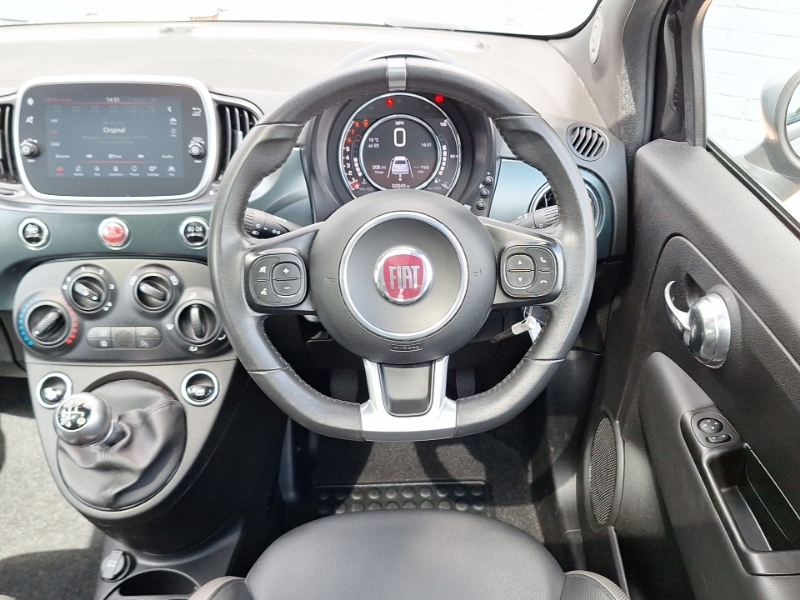 Fiat 500 Lounge Black #8