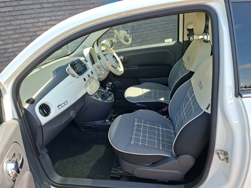 Fiat 500 1.2 Lounge White #5