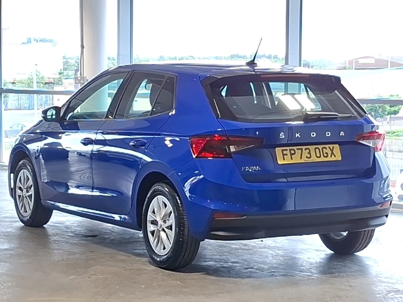 Skoda Fabia 1.0 Tsi 110 Se Comfort Dsg FP73OGX Blue #2