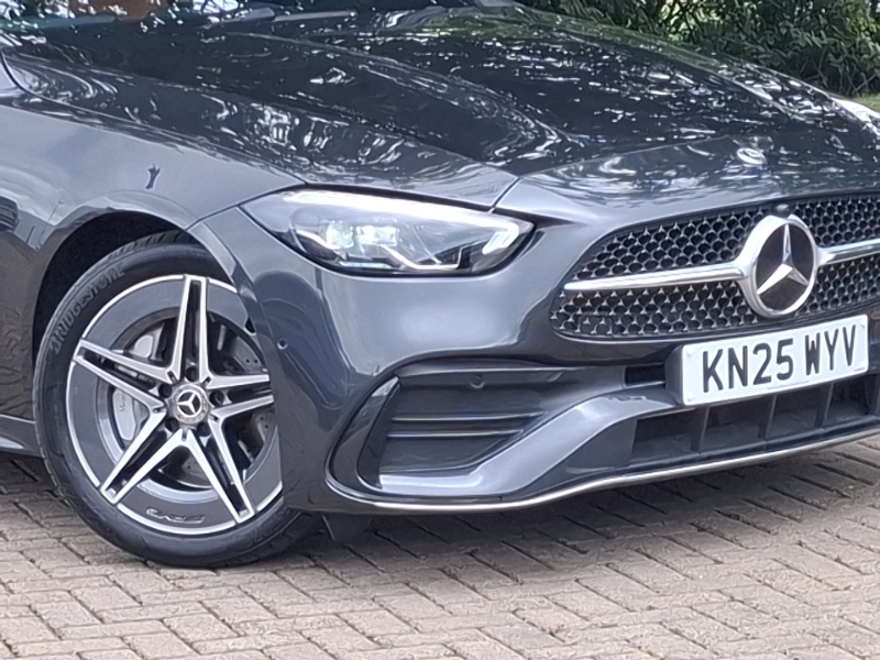 Mercedes-Benz C Class Amg Line Silver #19