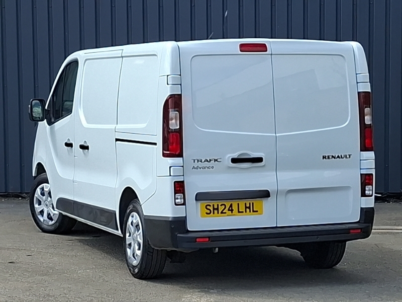 Renault Trafic Sl30 Blue Dci 130 Advance Van White #2