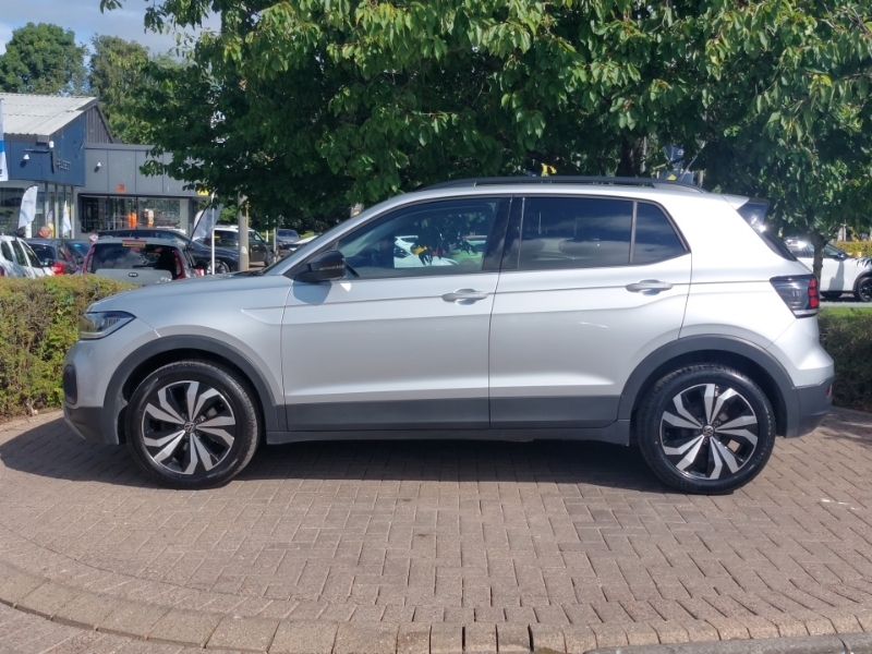 Volkswagen T-Cross 1.0 Tsi Black Edition Silver #4