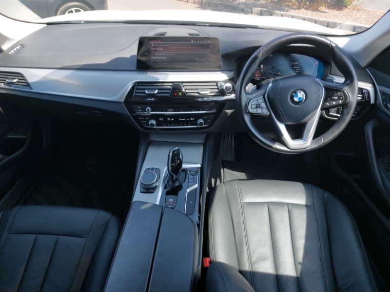 BMW 5 Series 520I Se White #3