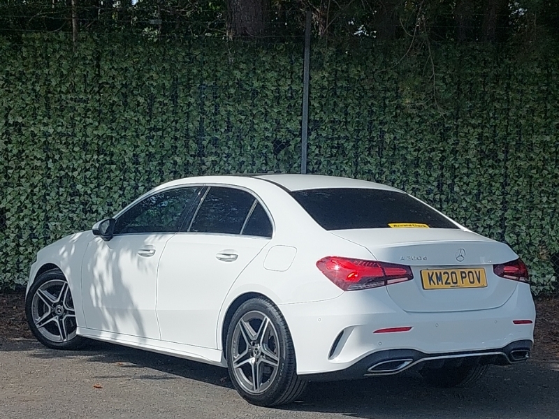Mercedes-Benz A Class A200d Amg Line Premium Plus White #2