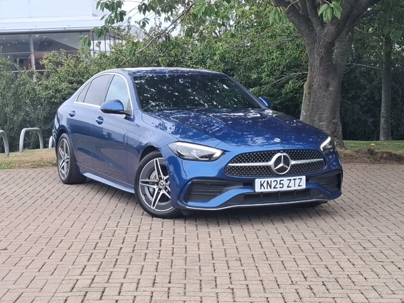 Mercedes-Benz C Class C200 Amg Line 9G-tronic Blue
