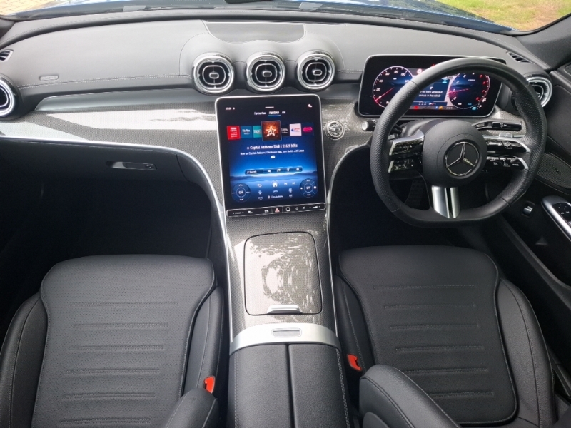 Mercedes-Benz C Class C200 Amg Line 9G-tronic Blue #3