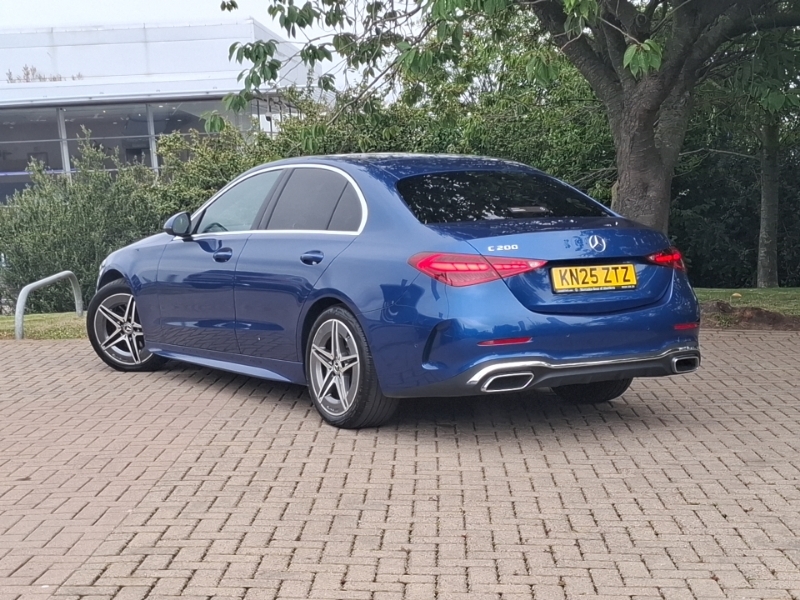 Mercedes-Benz C Class C200 Amg Line 9G-tronic Blue #2