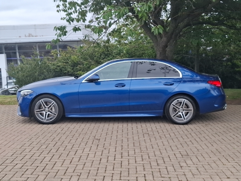 Mercedes-Benz C Class C200 Amg Line 9G-tronic Blue #4