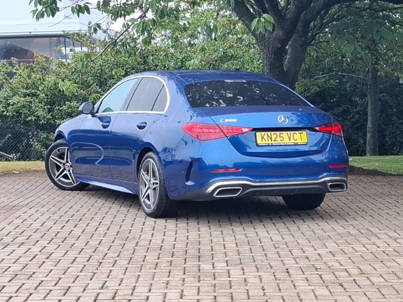 Mercedes-Benz C Class C200 Amg Line 9G-tronic Blue #2
