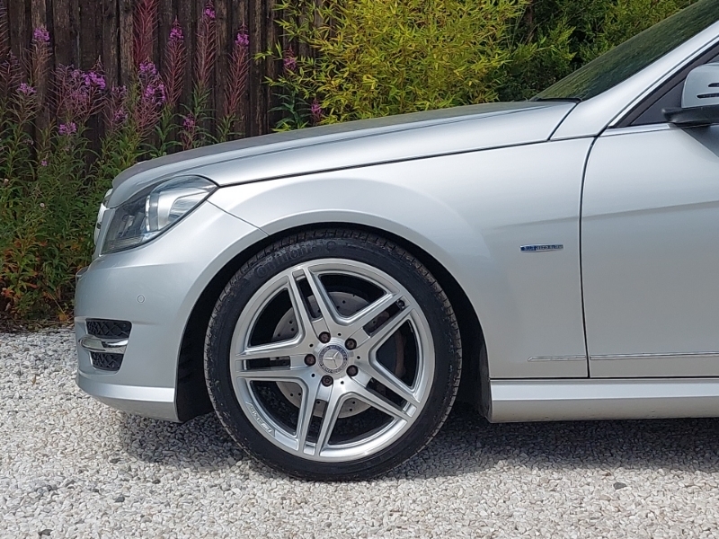Mercedes-Benz C Class Sport Cdi Blueefficiency Silver #19