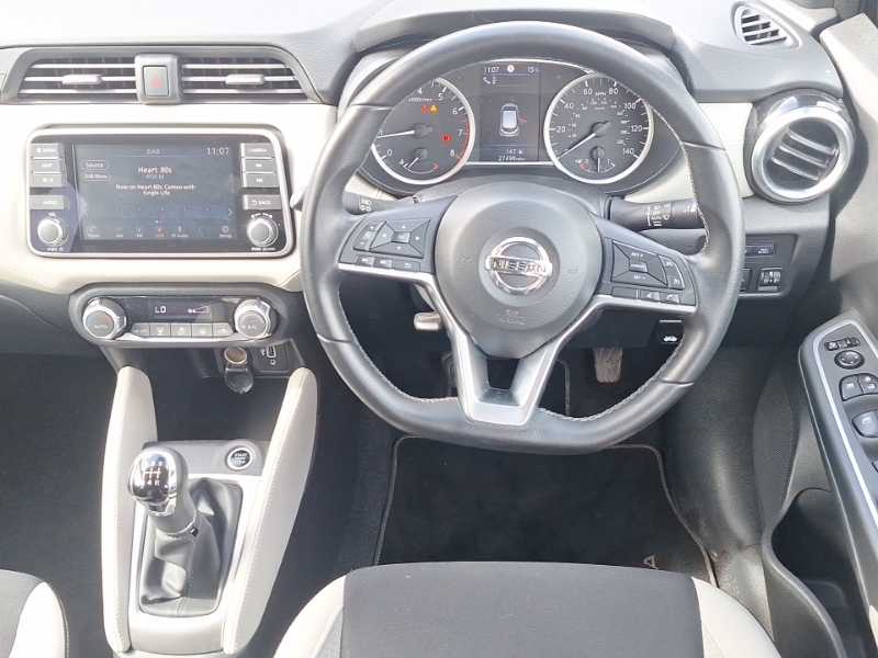 Nissan Micra 1.0 Ig-t 92 Acenta Vision Pack Hatchback White #8