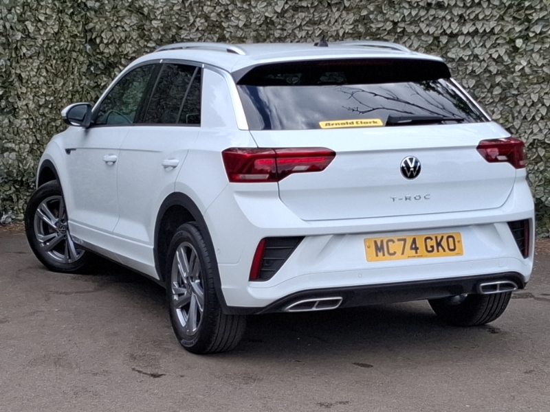 Volkswagen T-Roc 1.5 Tsi R-line MC74GKO White #2