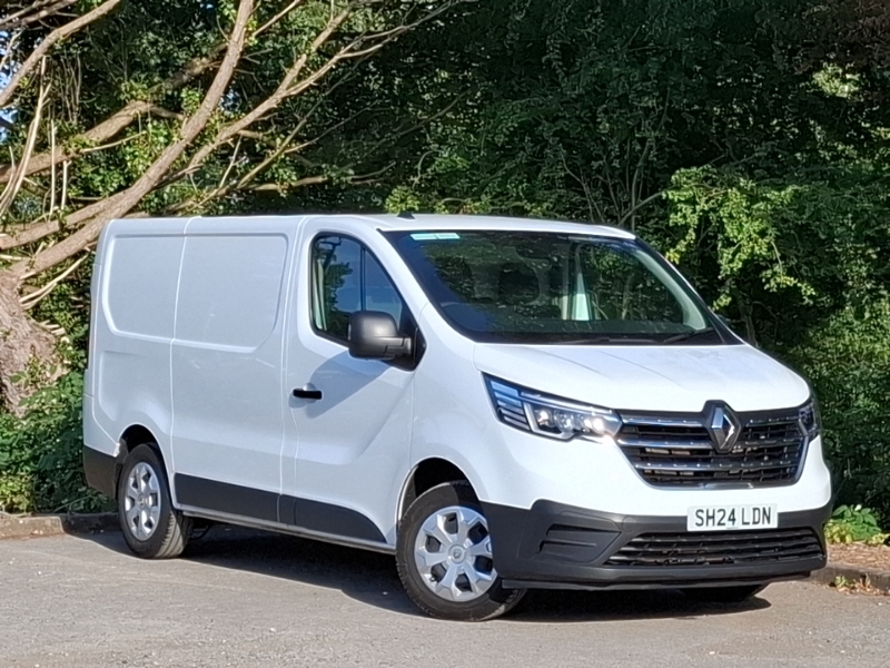 Renault Trafic Sl30 Blue Dci 130 Advance Van White #6