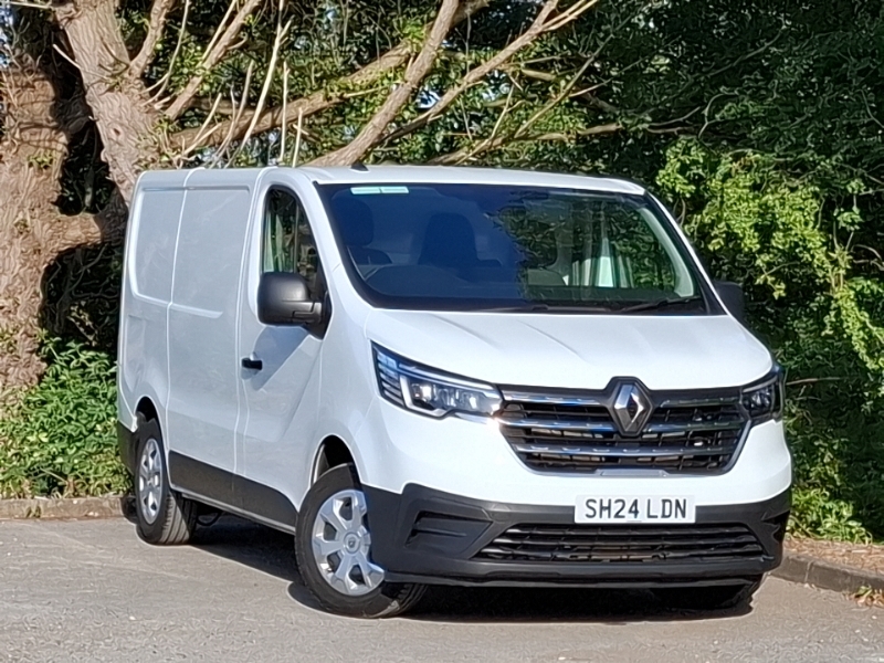 Renault Trafic Sl30 Blue Dci 130 Advance Van White