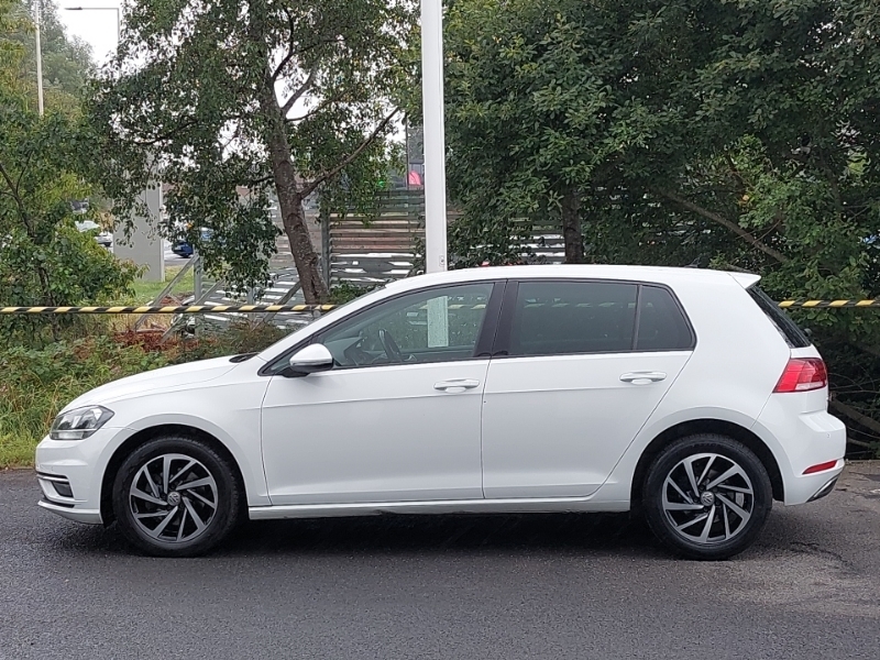Volkswagen Golf 1.6 Tdi Match Dsg White #4