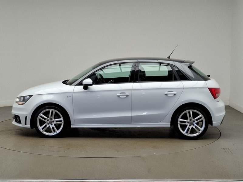 Audi A1 1.6 Tdi S Line White #4