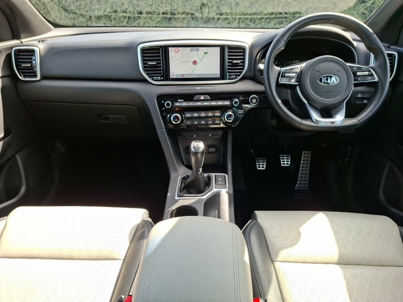 Kia Sportage 1.6T Gdi Isg Gt-line White #3