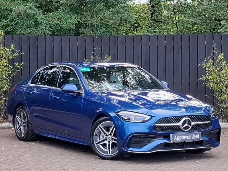 Mercedes-Benz C Class C200 Amg Line 9G-tronic Blue