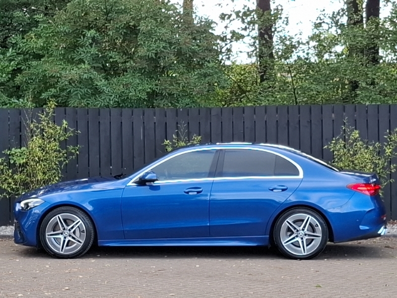Mercedes-Benz C Class C200 Amg Line 9G-tronic Blue #4