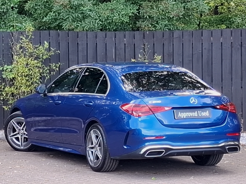 Mercedes-Benz C Class C200 Amg Line 9G-tronic Blue #2