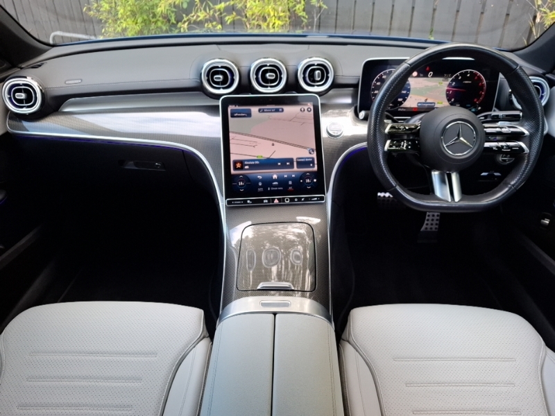 Mercedes-Benz C Class C200 Amg Line 9G-tronic Blue #3