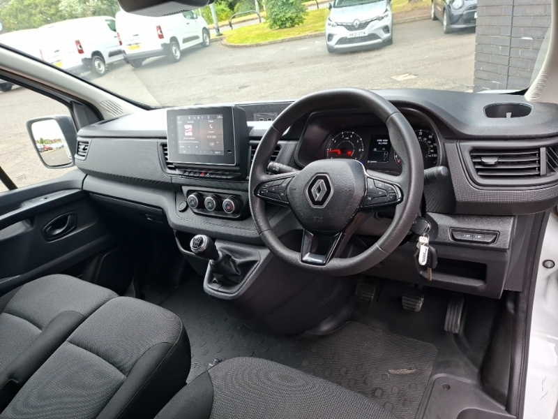 Renault Trafic Sl30 Blue Dci 130 Advance Van White #3