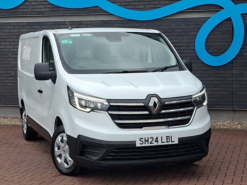Renault Trafic Sl30 Blue Dci 130 Advance Van White