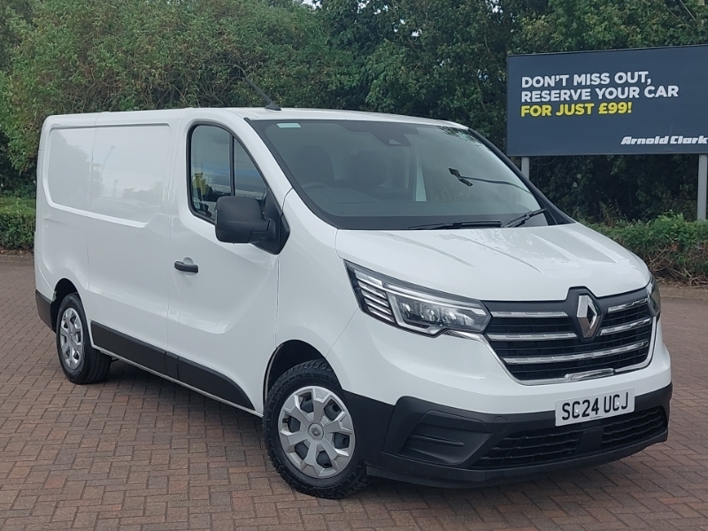 Renault Trafic Sl30 Blue Dci 130 Advance Safety Van White