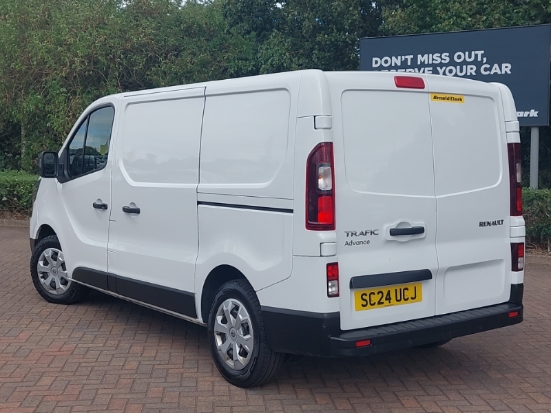 Renault Trafic Sl30 Blue Dci 130 Advance Safety Van White #2