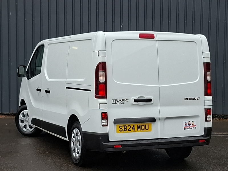 Renault Trafic Sl30 Blue Dci 130 Advance Van White #2