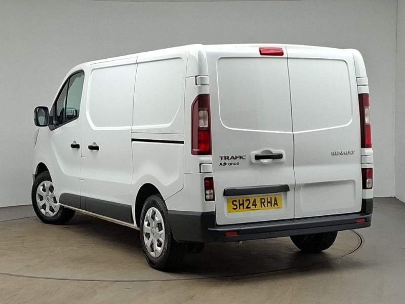 Renault Trafic Sl30 Blue Dci 130 Advance Van White #2