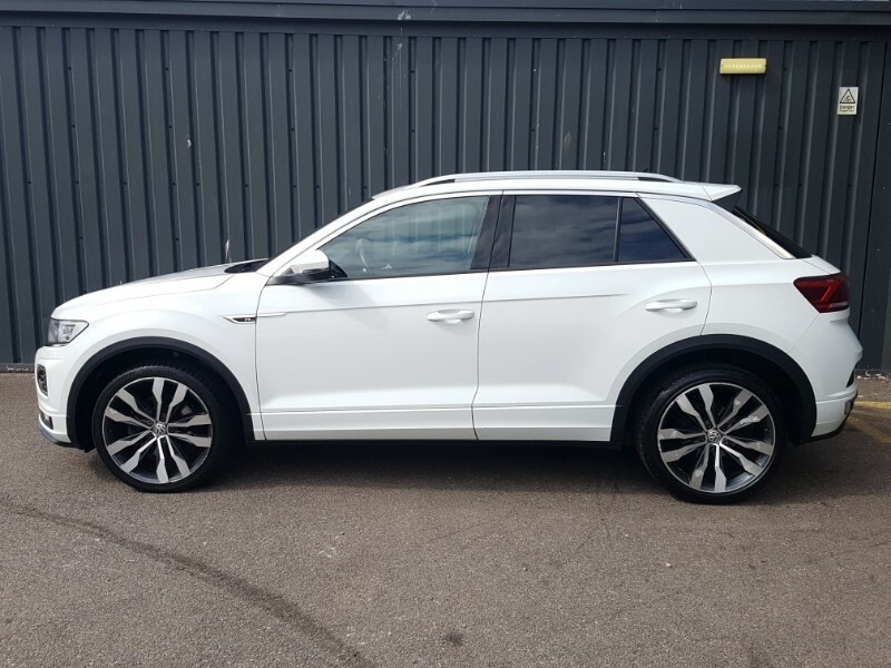 Volkswagen T-Roc 1.6 Tdi R-line White #4