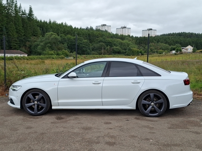 Audi A6 2.0 Tdi Ultra Black Edition S Tronic White #4
