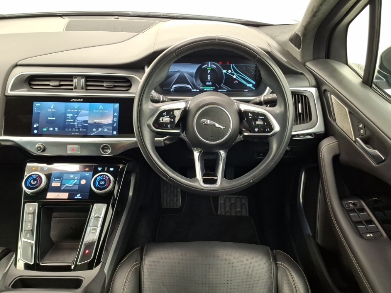 Jaguar I-Pace 400 90Kwh Black Suv 4Wd 400 Ps White #8
