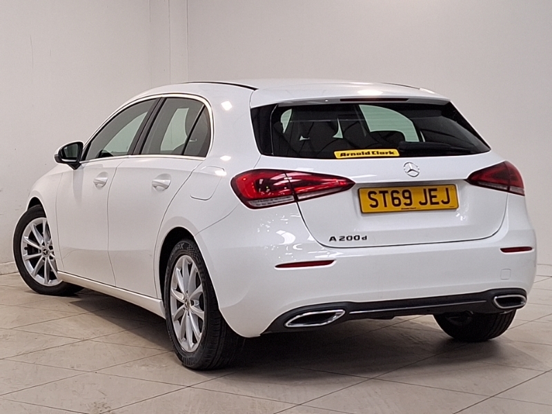 Mercedes-Benz A Class A200d Sport ST69JEJ White #2