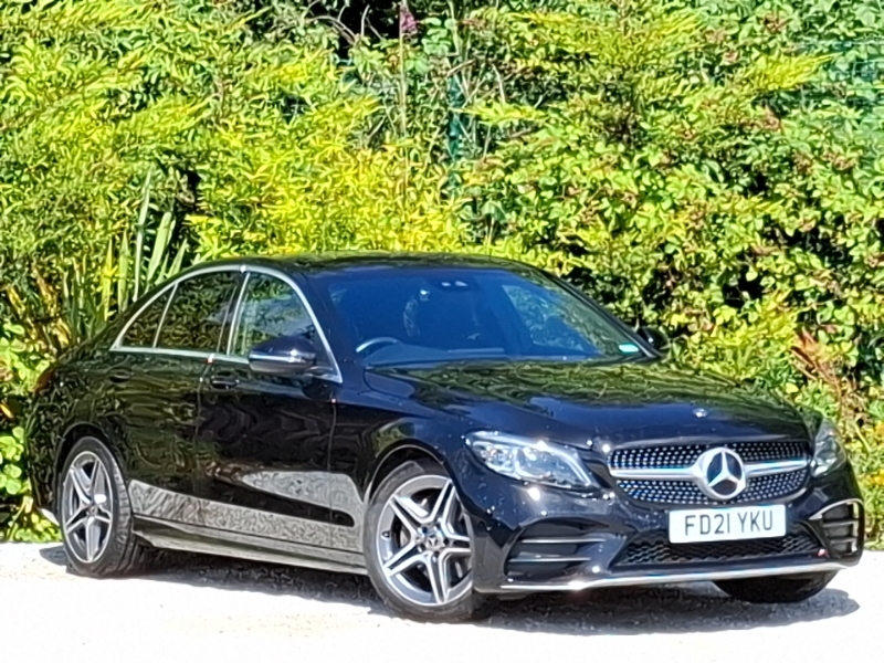 Mercedes-Benz C Class C220d Amg Line Premium 9G-tronic Black