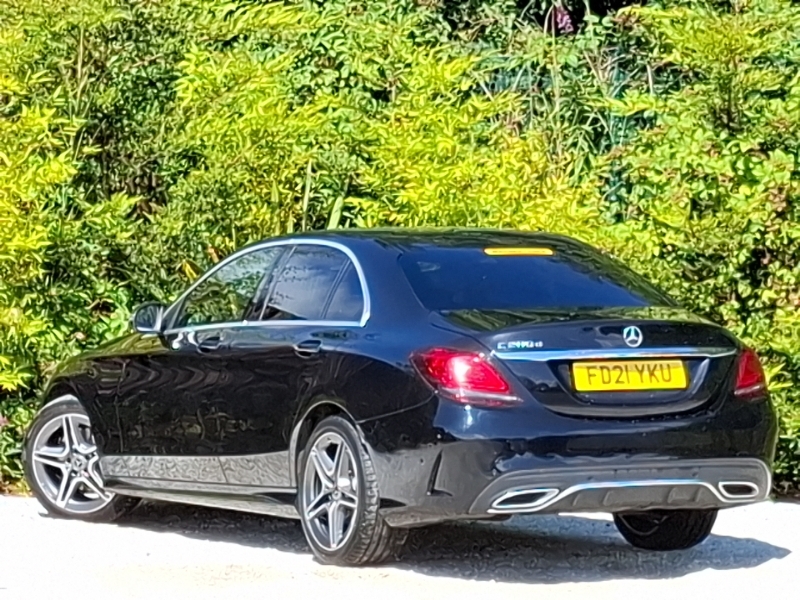 Mercedes-Benz C Class C220d Amg Line Premium 9G-tronic Black #2