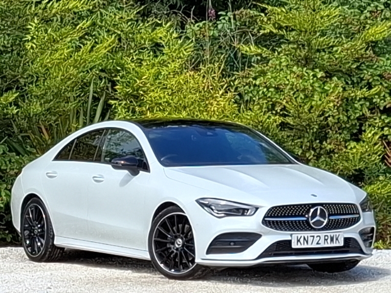 Mercedes-Benz CLA Class Cla 220D Amg Line Premium Night Ed Tip White