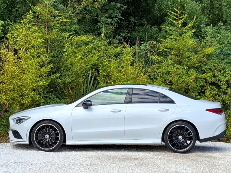 Mercedes-Benz CLA Class Cla 220D Amg Line Premium Night Ed Tip White #4