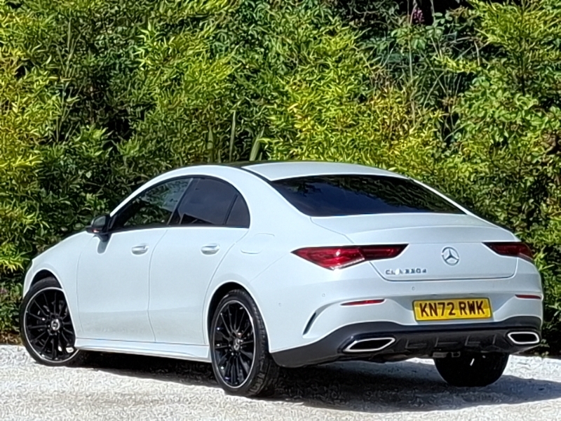 Mercedes-Benz CLA Class Cla 220D Amg Line Premium Night Ed Tip White #2