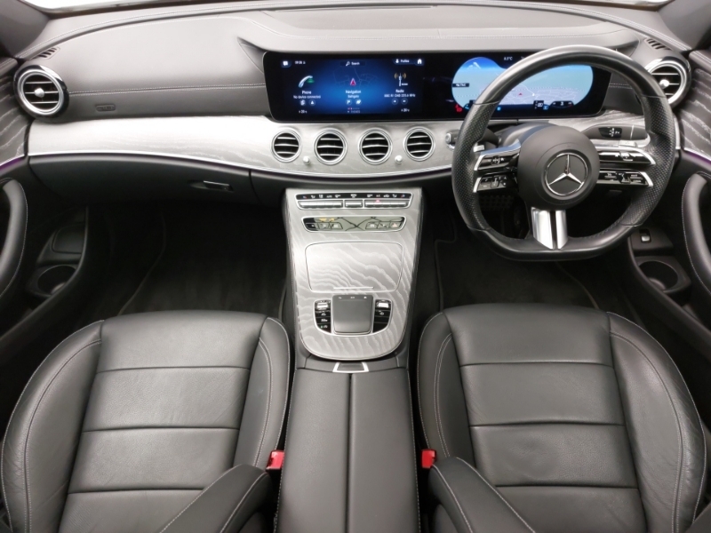 Mercedes-Benz E Class E220d Amg Line Night Edition Prem 9G-tronic White #3