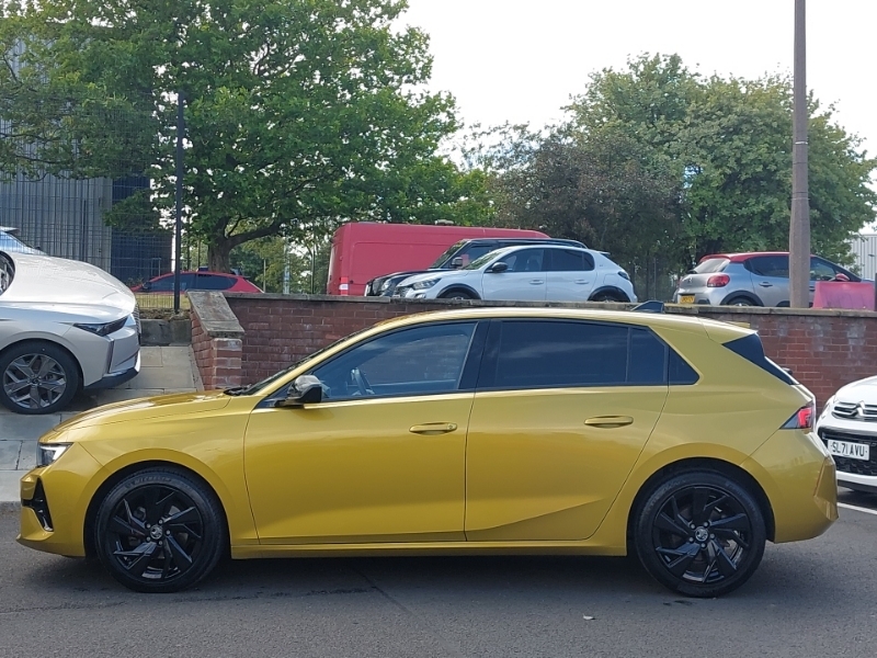 Vauxhall Astra 1.2 Turbo 130 Gs Line GD23AVK Yellow #4