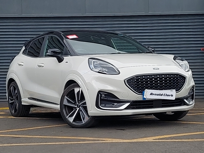 Ford Puma 1.0 Ecoboost Hybrid Mhev 155 St-line Vignale White