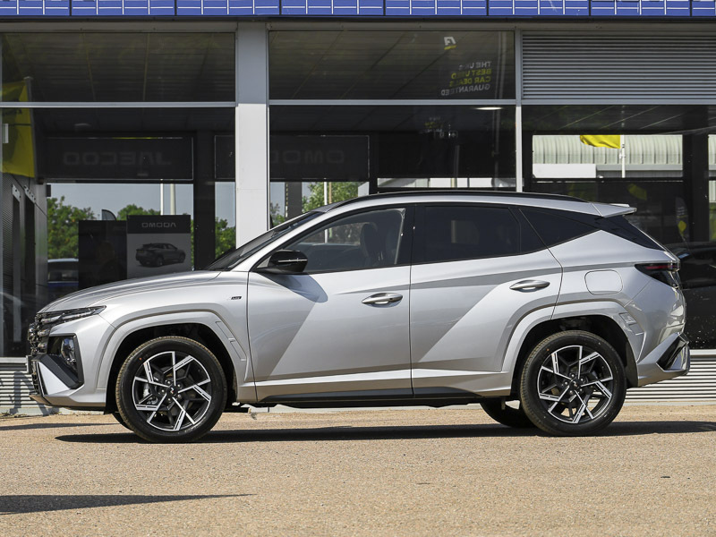 Hyundai Tucson 1.6T 239 Hybrid N Line Edition Silver #4